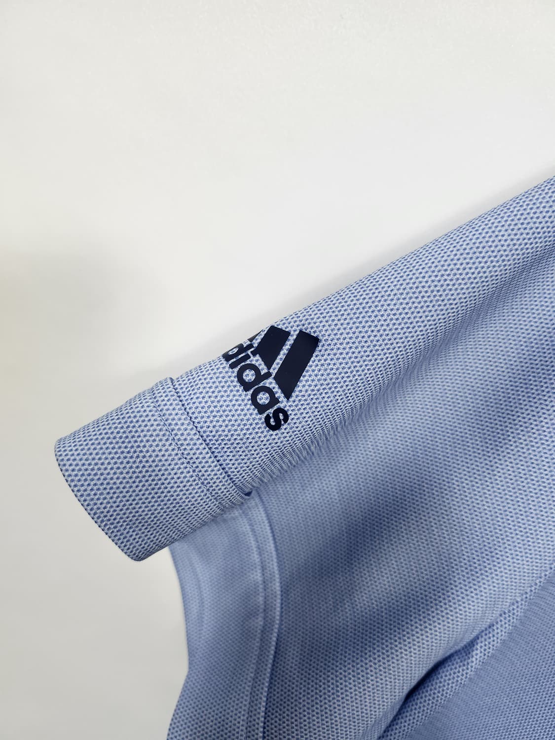 아디다스 골프  기능신축성 블루 반팔 셔츠 100 L 새제품급 상품이미지6