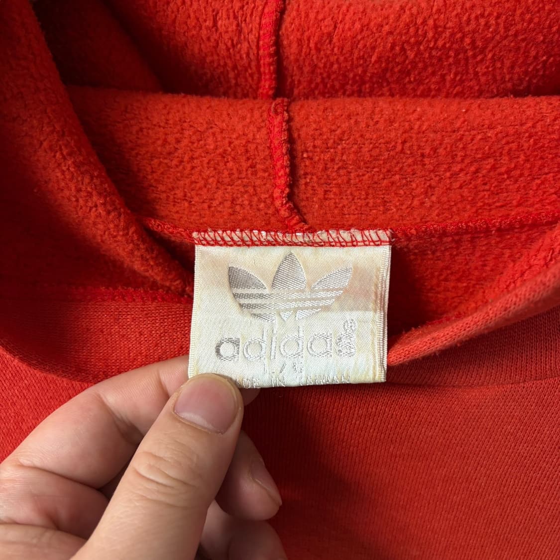 (L)80s 아디다스 트레포일 후드티셔츠 상품이미지3