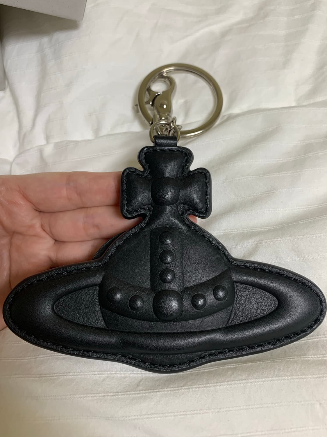 비비안웨스트우드 미러 가죽 키체인 키링 상품이미지1