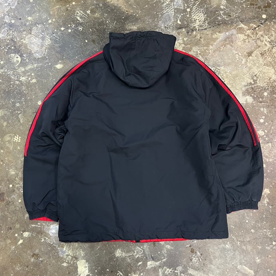 110) 올드 아디다스 리버시블 양면 방풍 누빔패딩점퍼 자켓 올드스쿨 상품이미지3