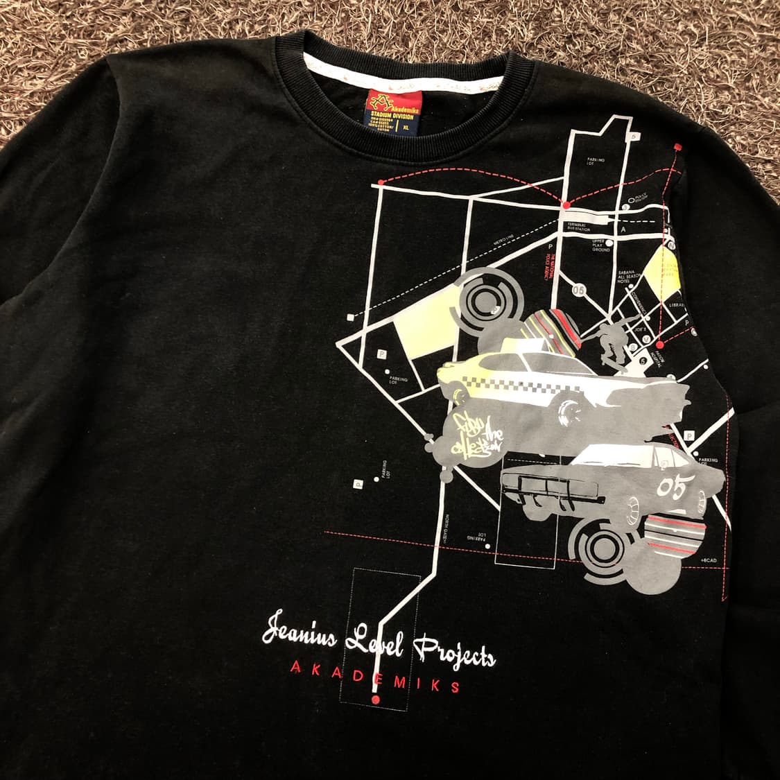 아카데믹스 올드스쿨 롱슬리브 긴팔 티셔츠 상품이미지2