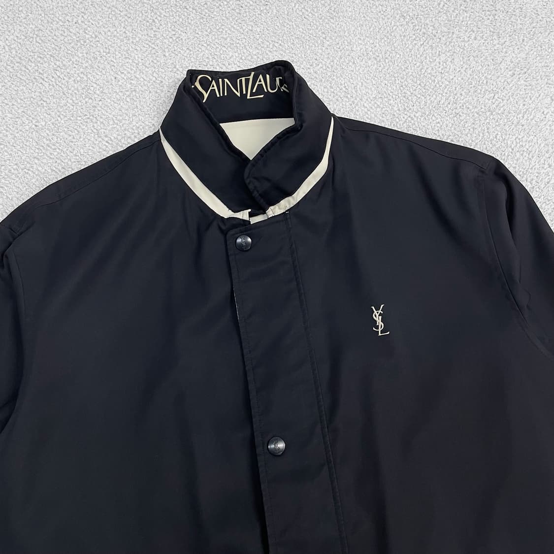 입생로랑 Ysl 로고 리버시블 폴리 자켓 상품이미지3