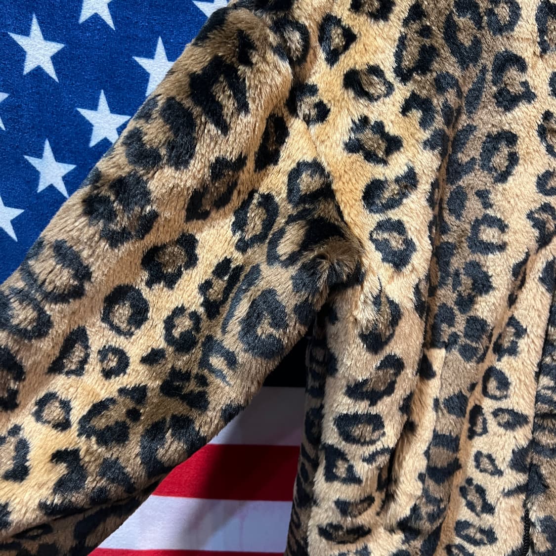 레오파드 퍼 자켓 점퍼 상품이미지4