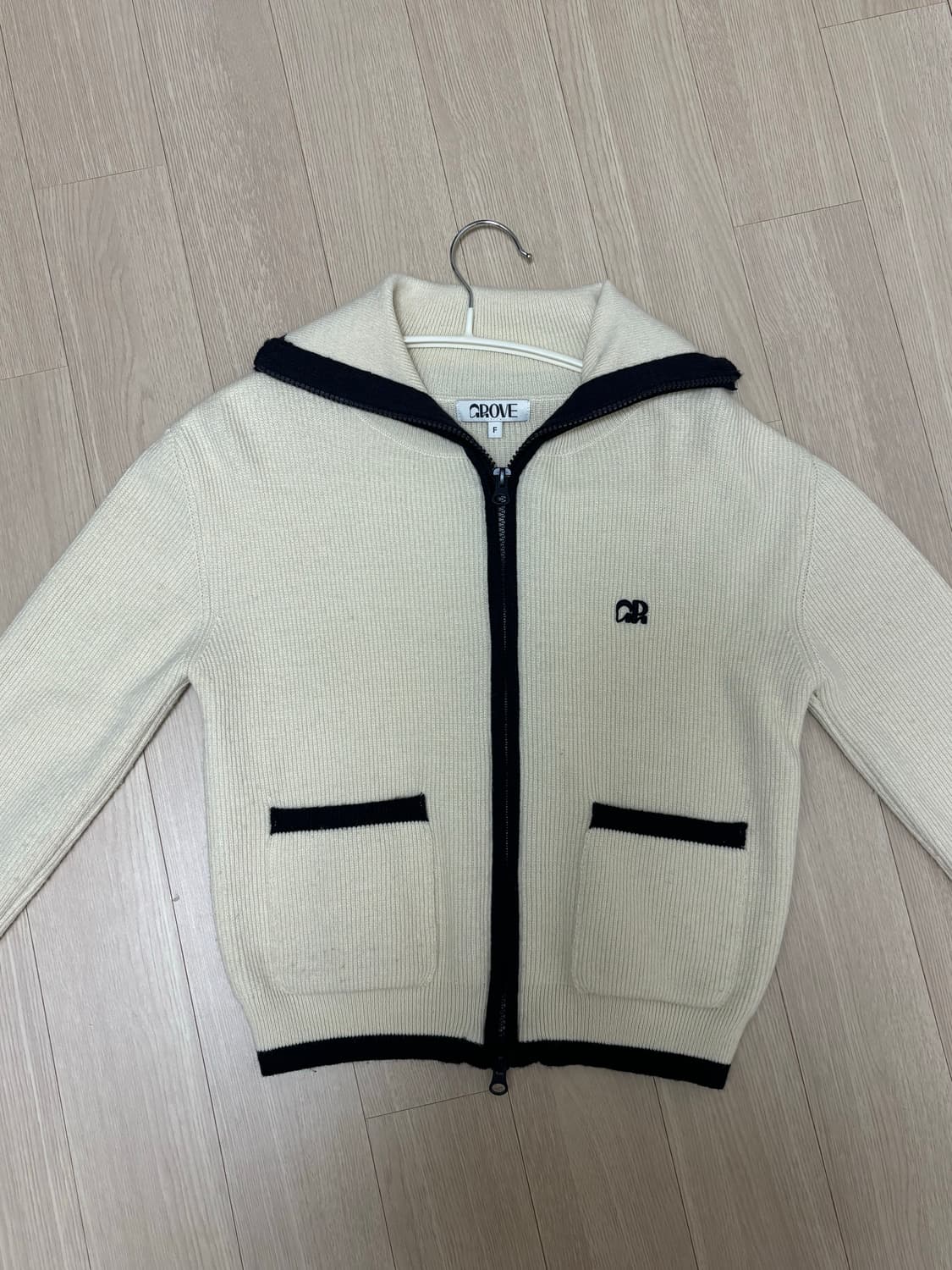 그로브 225S POUT CARDIGAN [IVORY] 가디건 상품이미지4