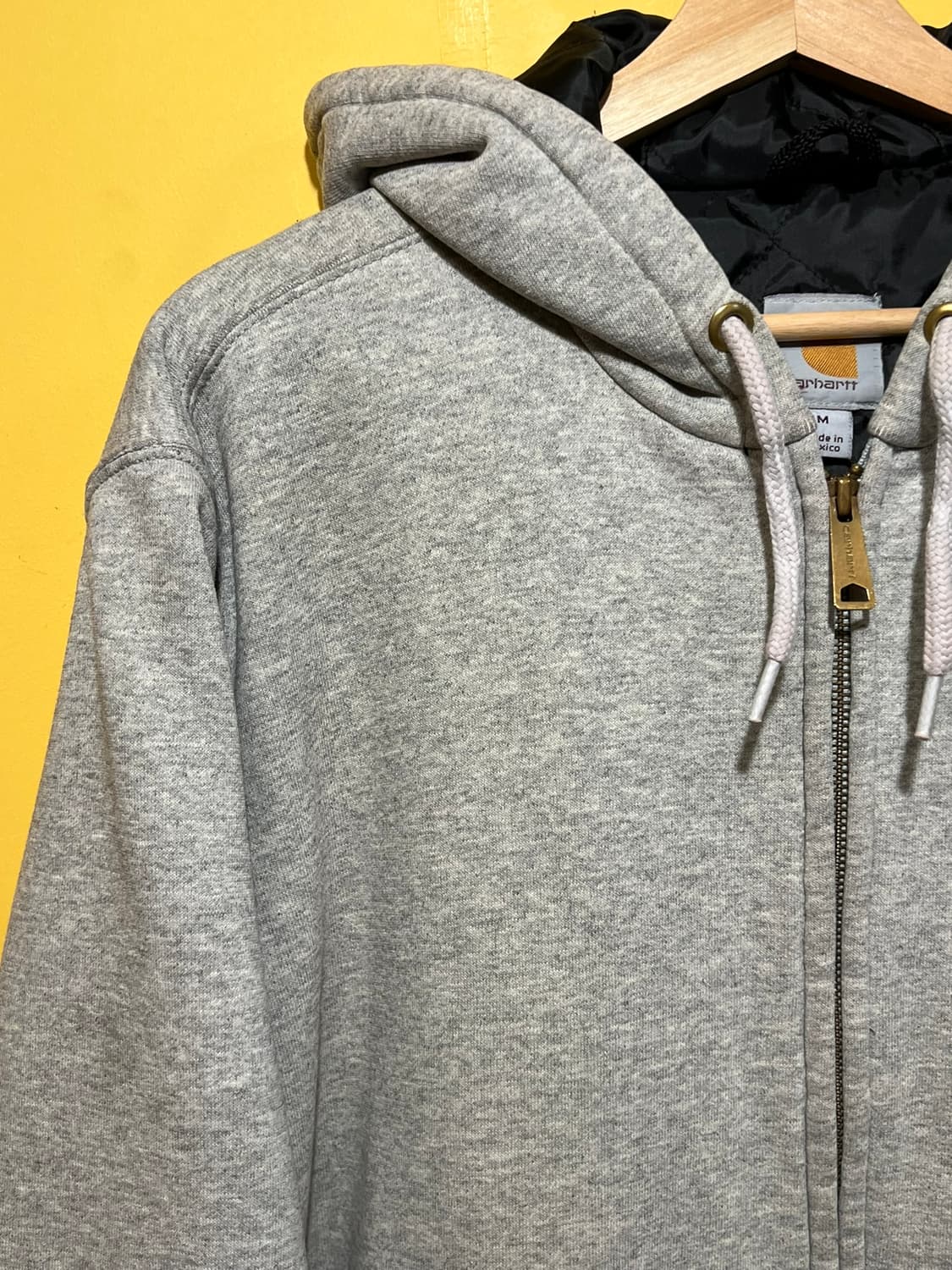 [M] 칼하트 레인 디펜더 미드웨이트 퀼트 라이닝 후드 집업 상품이미지3