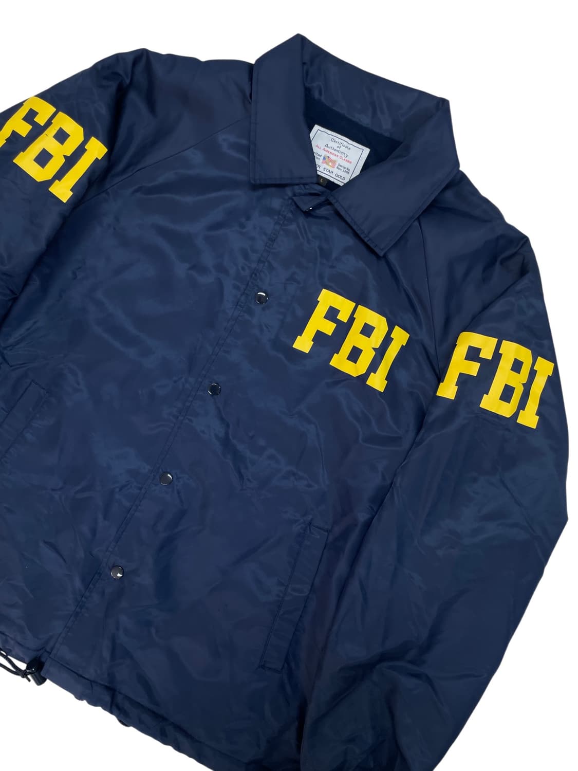 [L] USA F.B.I 코치자켓 네이비 coach jacket 상품이미지2