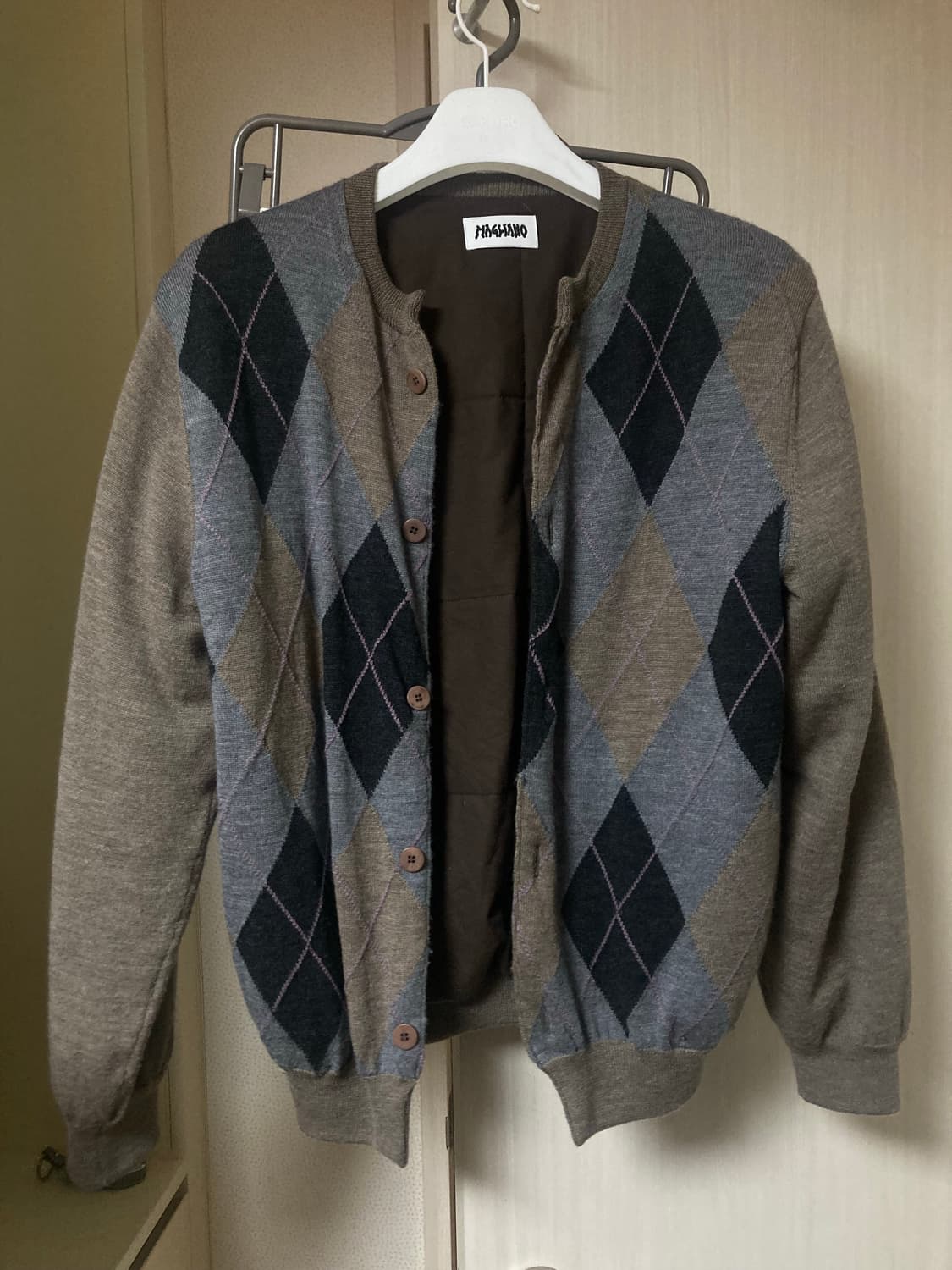 마리아노 아가일 가디건 상품이미지5