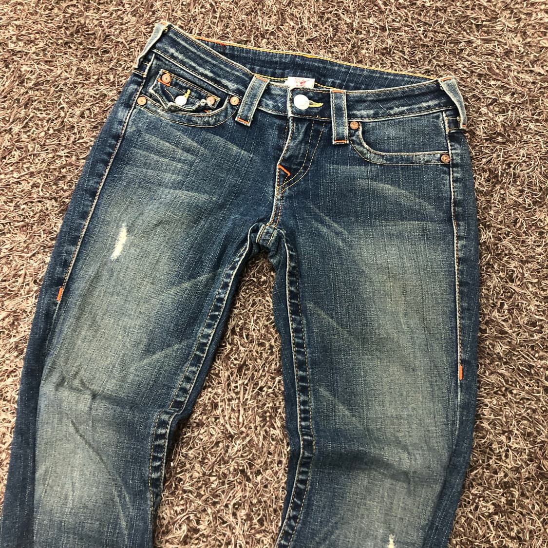 트루릴리전 조이 워싱 디스 부츠컷 데님 팬츠 상품이미지3