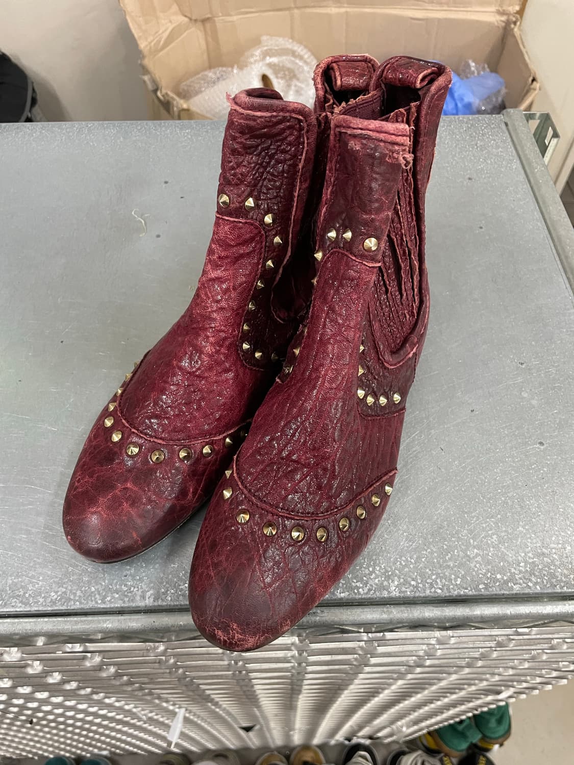 쟈딕 앤 볼태르 레더 스터드 앵클 부츠 40 상품이미지2