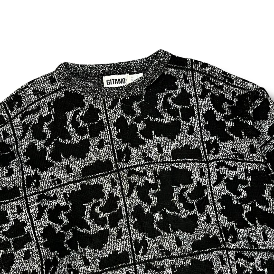  80s GITANO 패턴 니트 y13875 상품이미지4