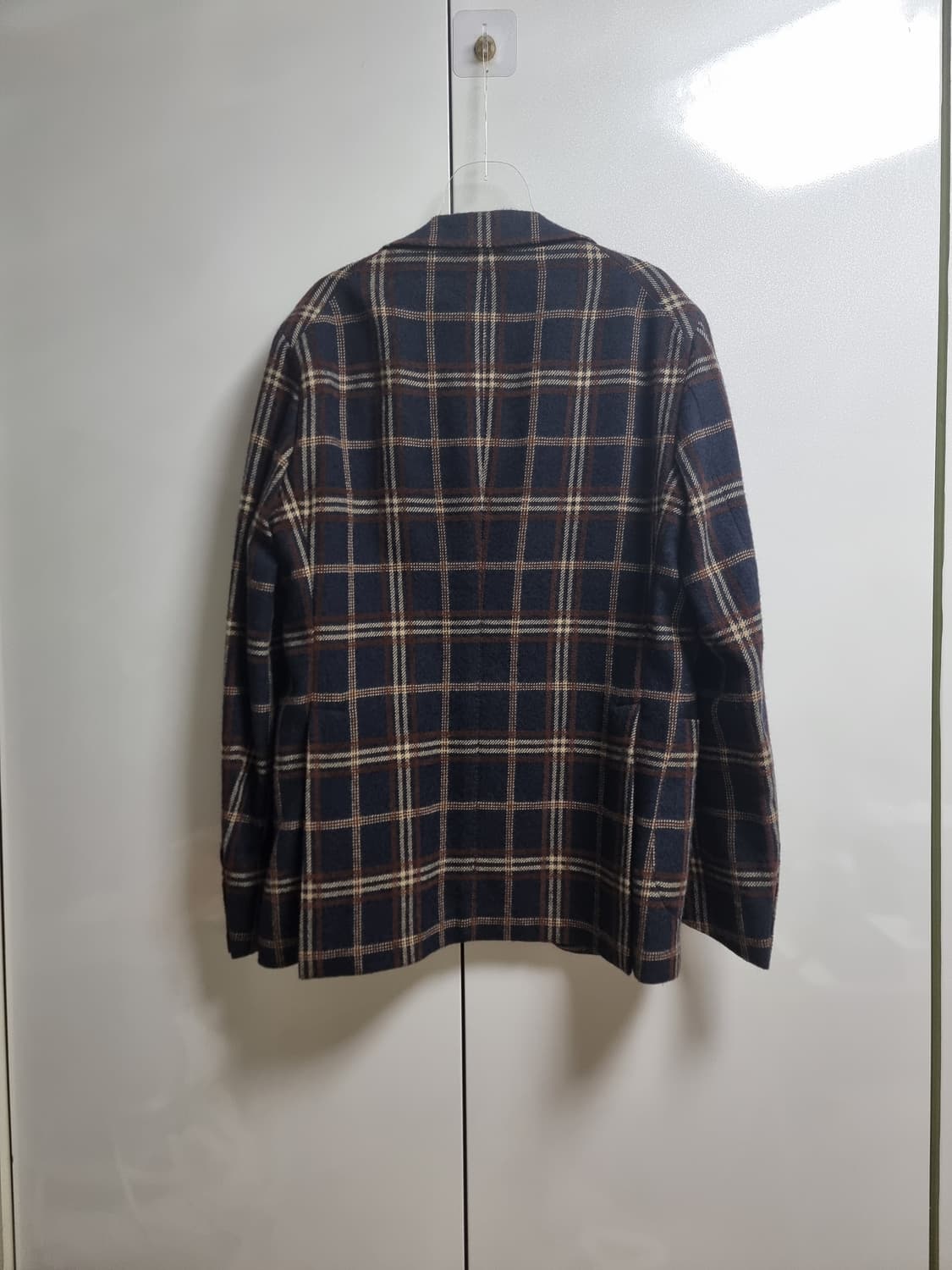 이탈리아 명품 딸리아또레 체크 블레이저 자켓 마이 상품이미지6