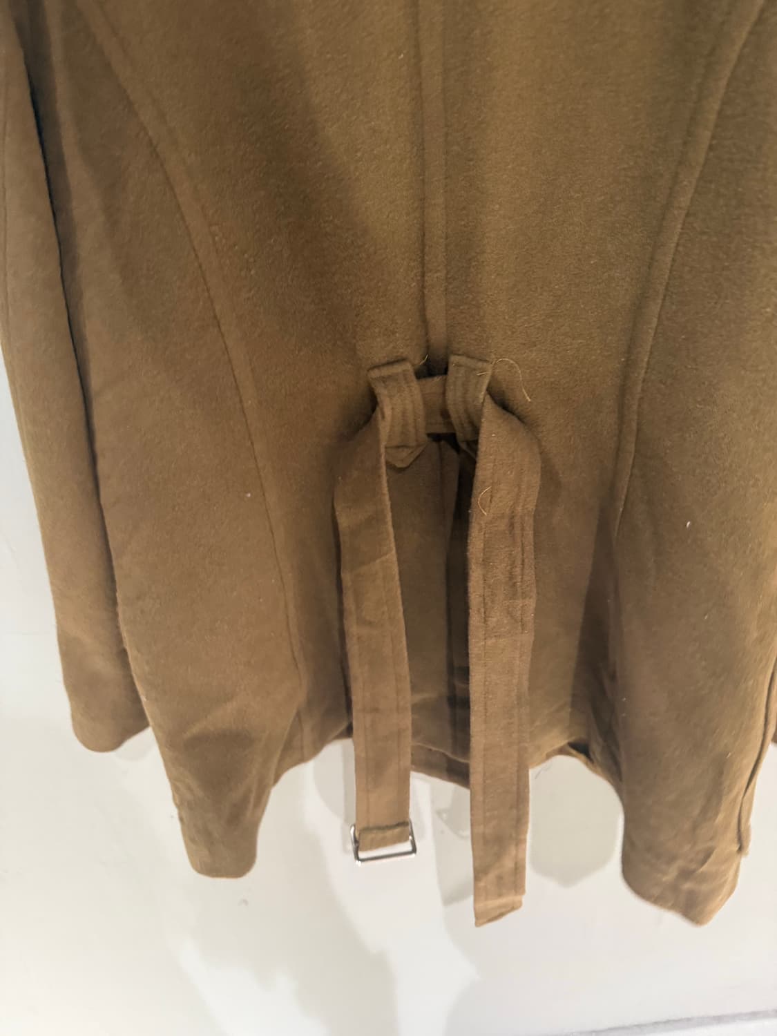 fur trimming double button coat 상품이미지9