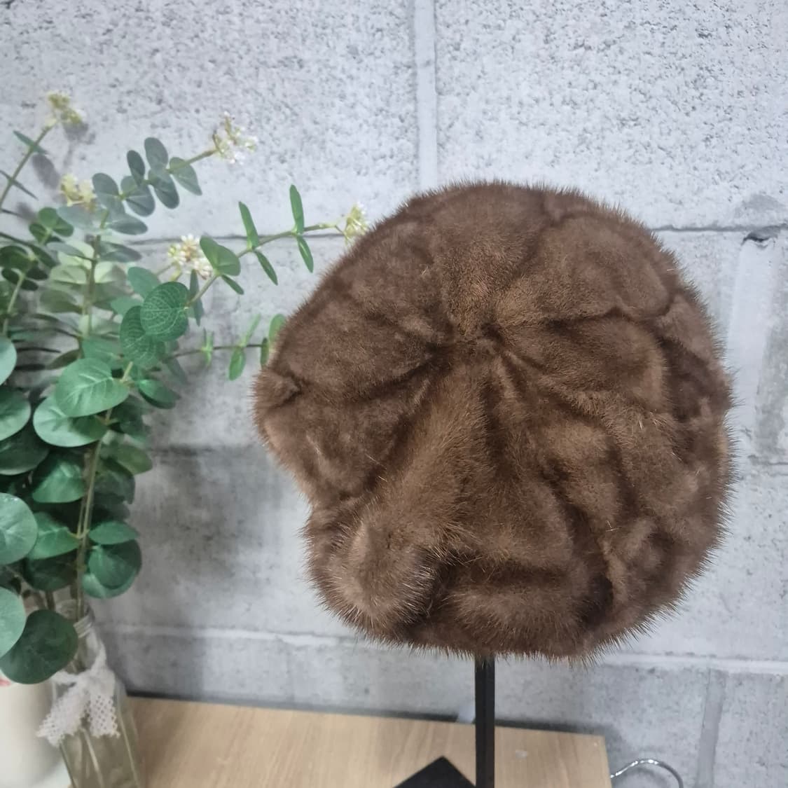 천연밍크 모자 상품이미지5