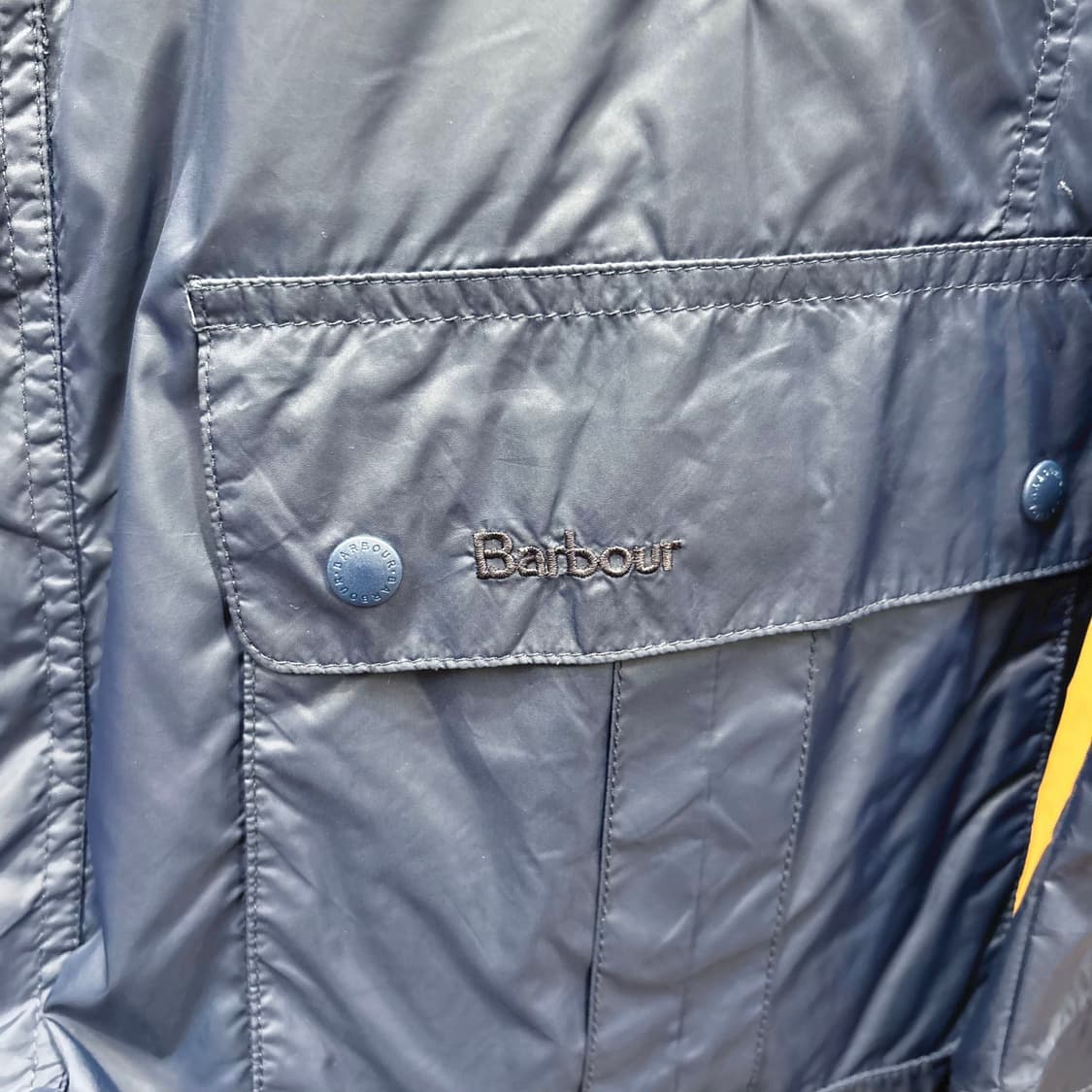 바버 라이트 웨이트 애시비 자켓 코듀로이 골덴 카라 포켓 디테일 네이비 상품이미지6