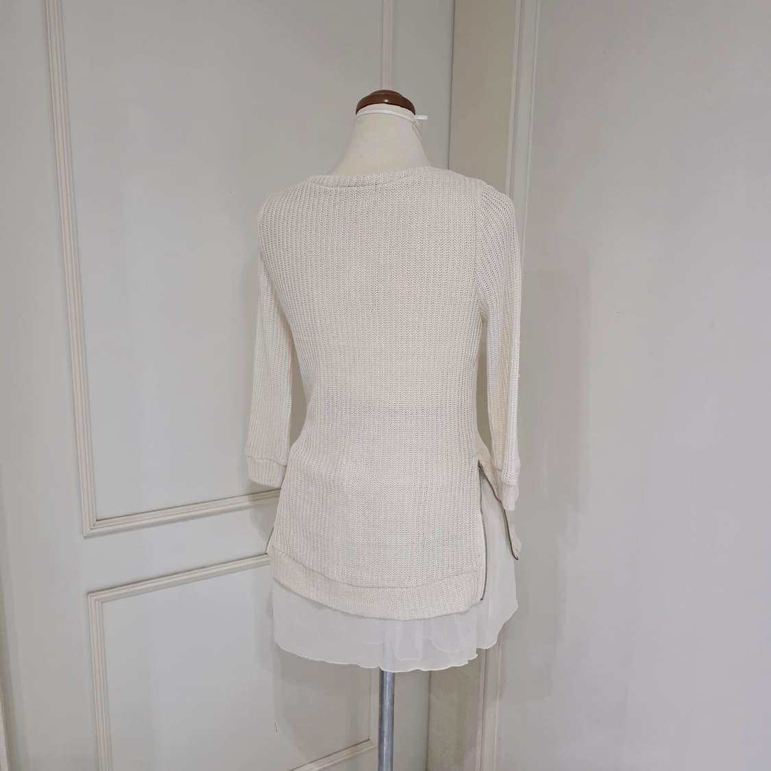 INGNI 일본빈티지) 모리걸 히메라떼갸루st 니트 레이어드 롱슬리브 상품이미지3