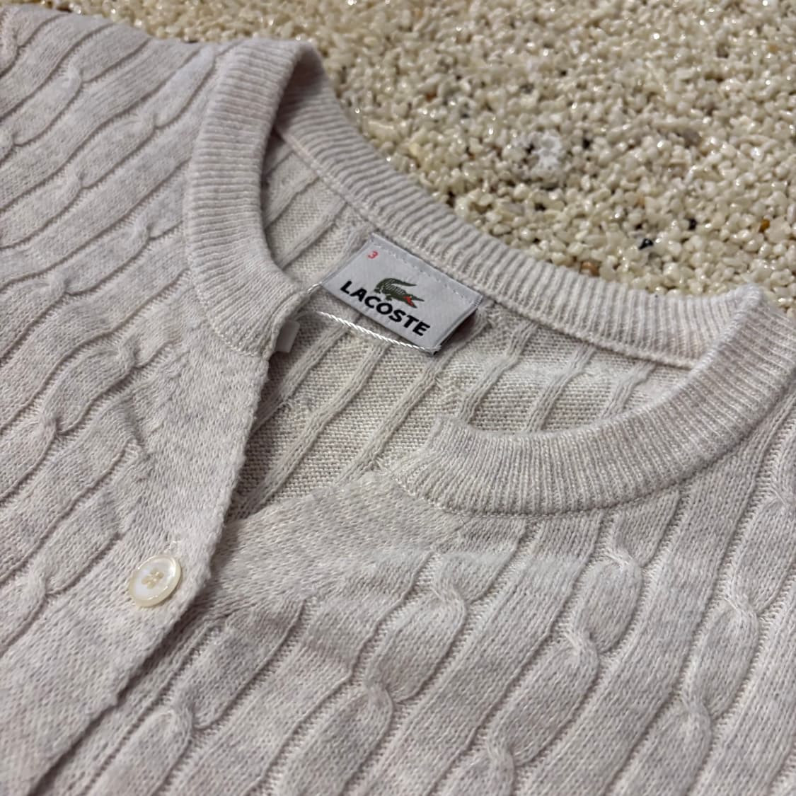라코스테 긴팔 가디건 ☆220 상품이미지3