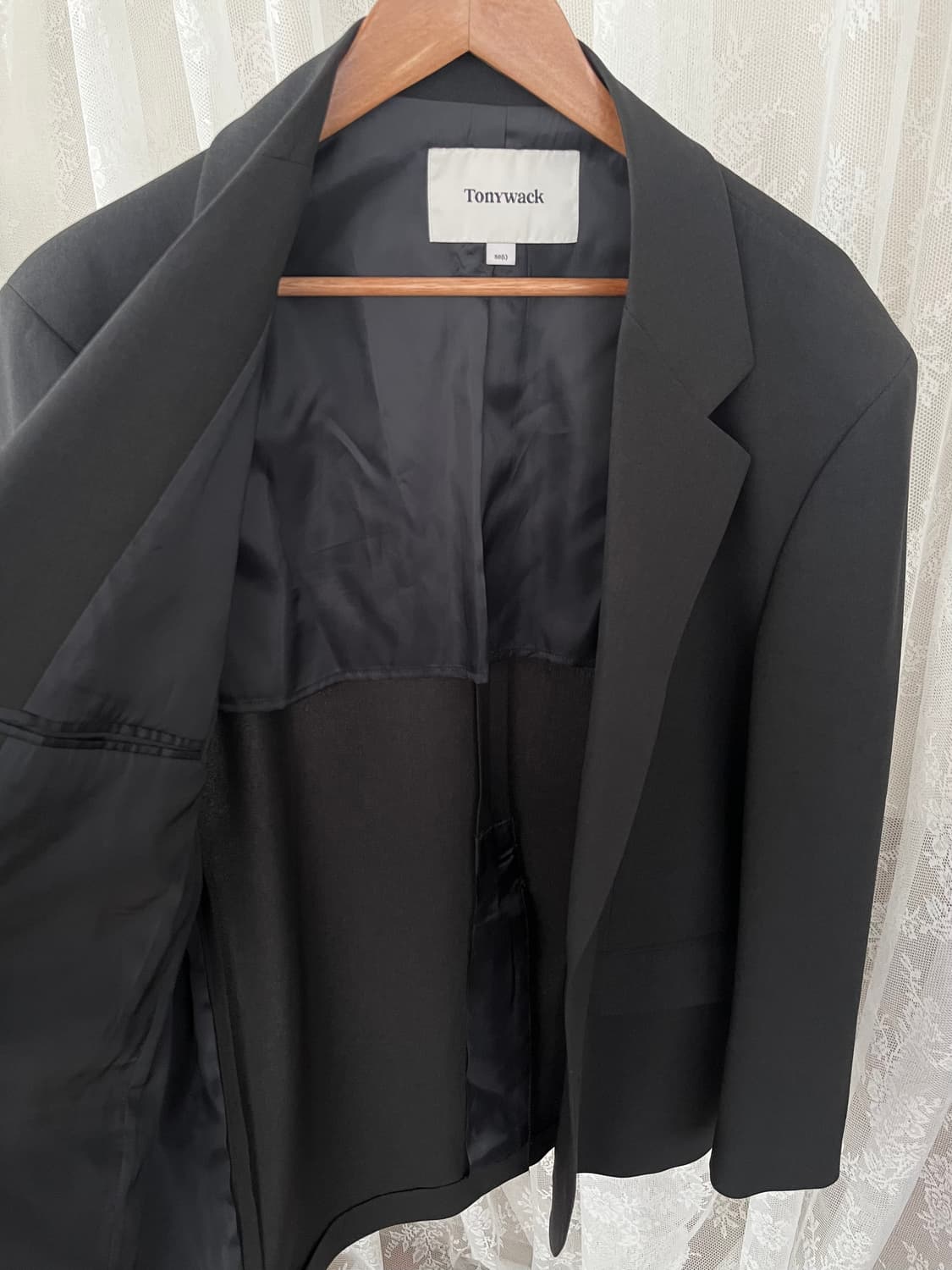 L) 토니웩 투버튼 여름 블레이저 자켓 블랙 상품이미지4