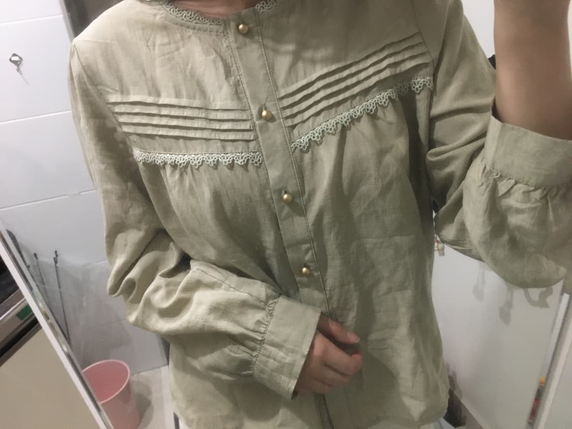 빈티지 레이스 블라우스 상품이미지2