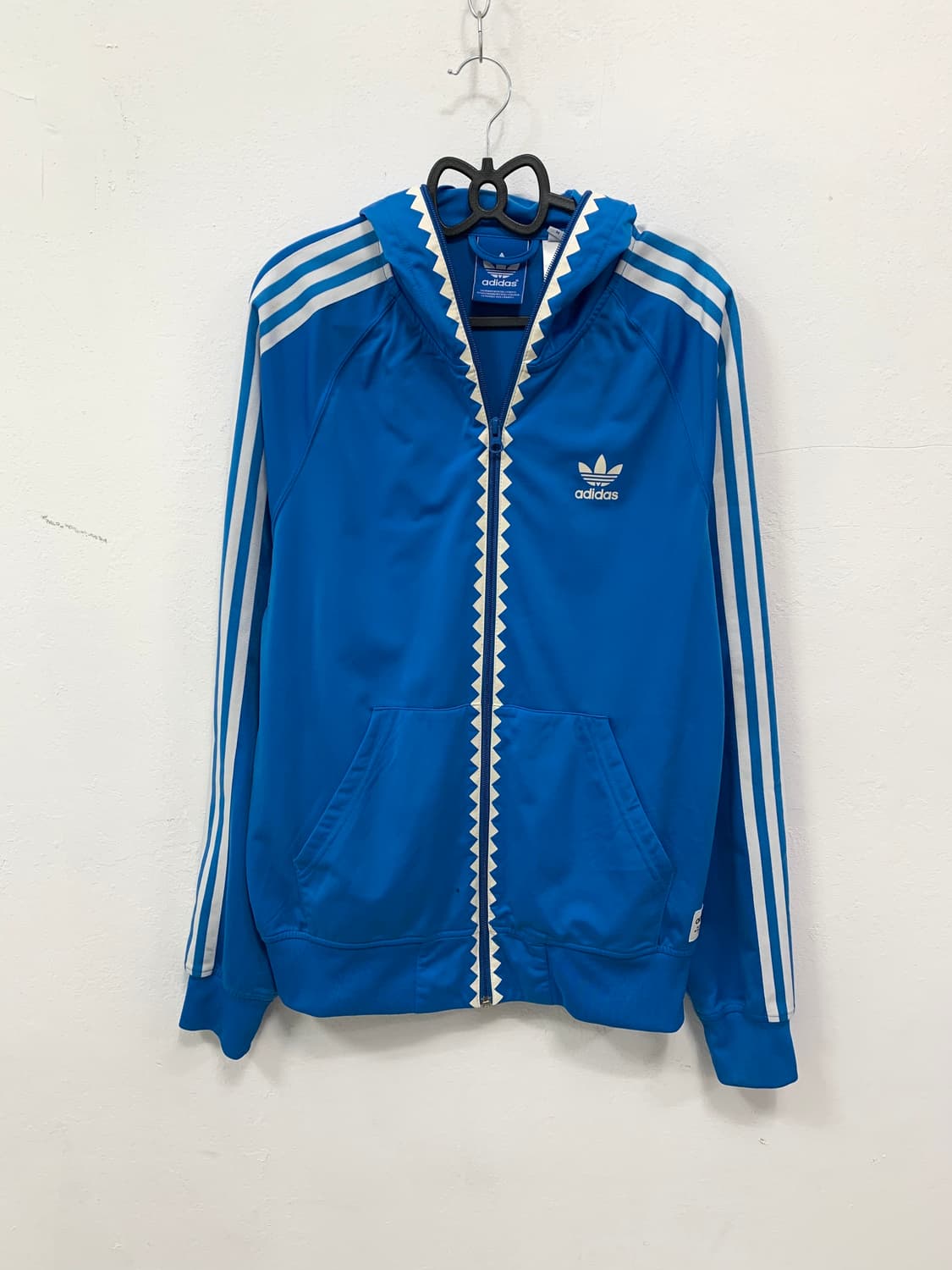 [ADIDAS] 아디다스 블루샤크 🦈 파이핑 풀업 져지 상품이미지5