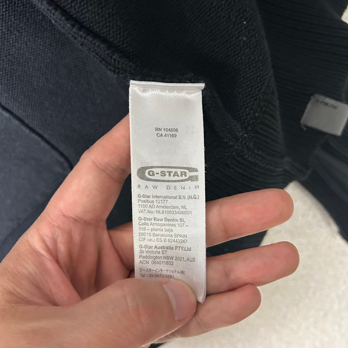  (L) G-star 빈티지 니트 집업 자켓 상품이미지7