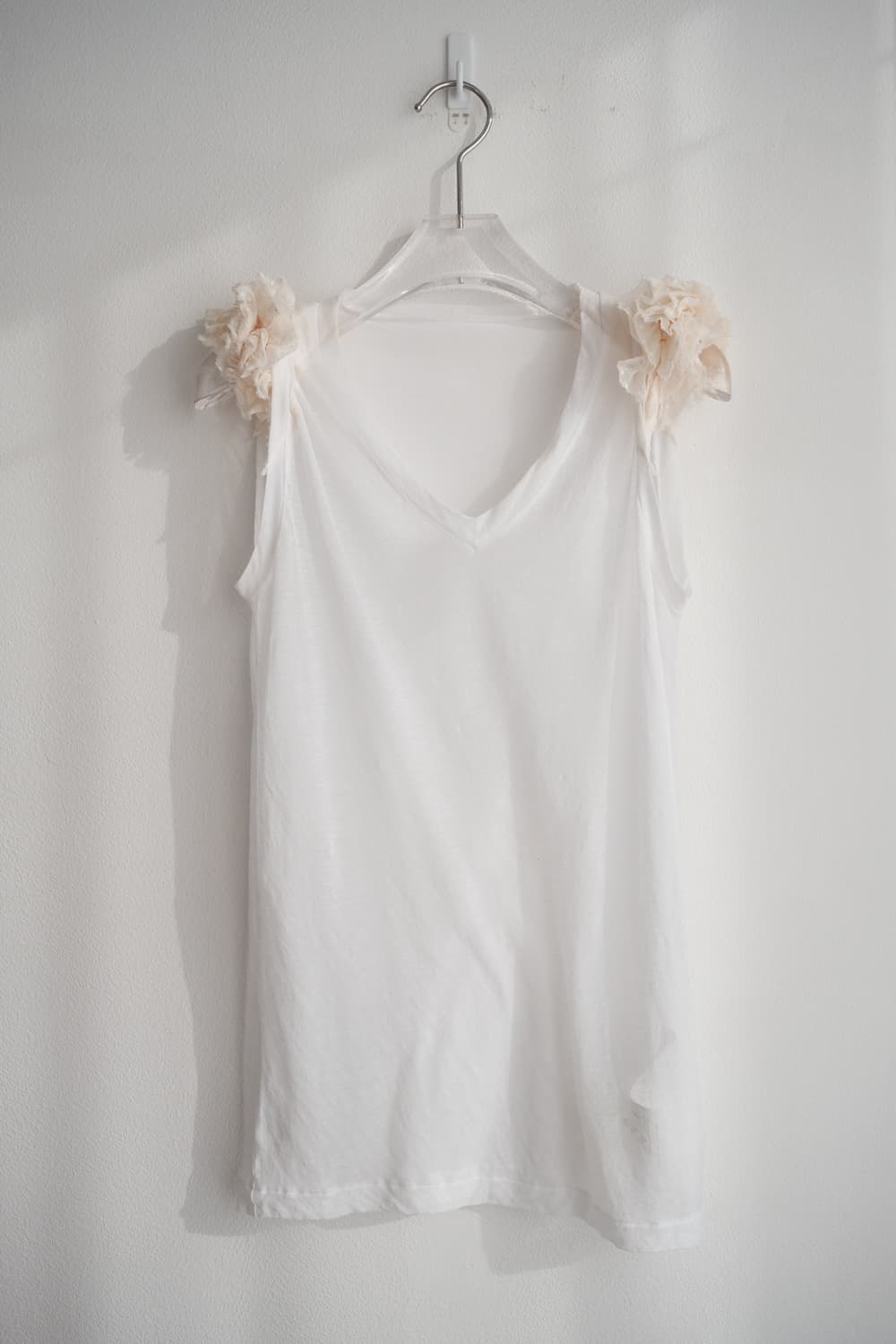 09ss  dot silk frill sleeveless 상품이미지4