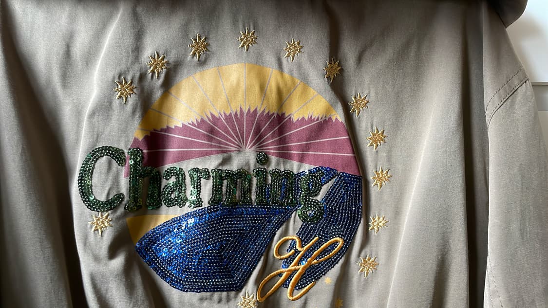 TOPGIRL 탑걸 베이지 스팽글 후드 사파리 재킷 상품이미지5