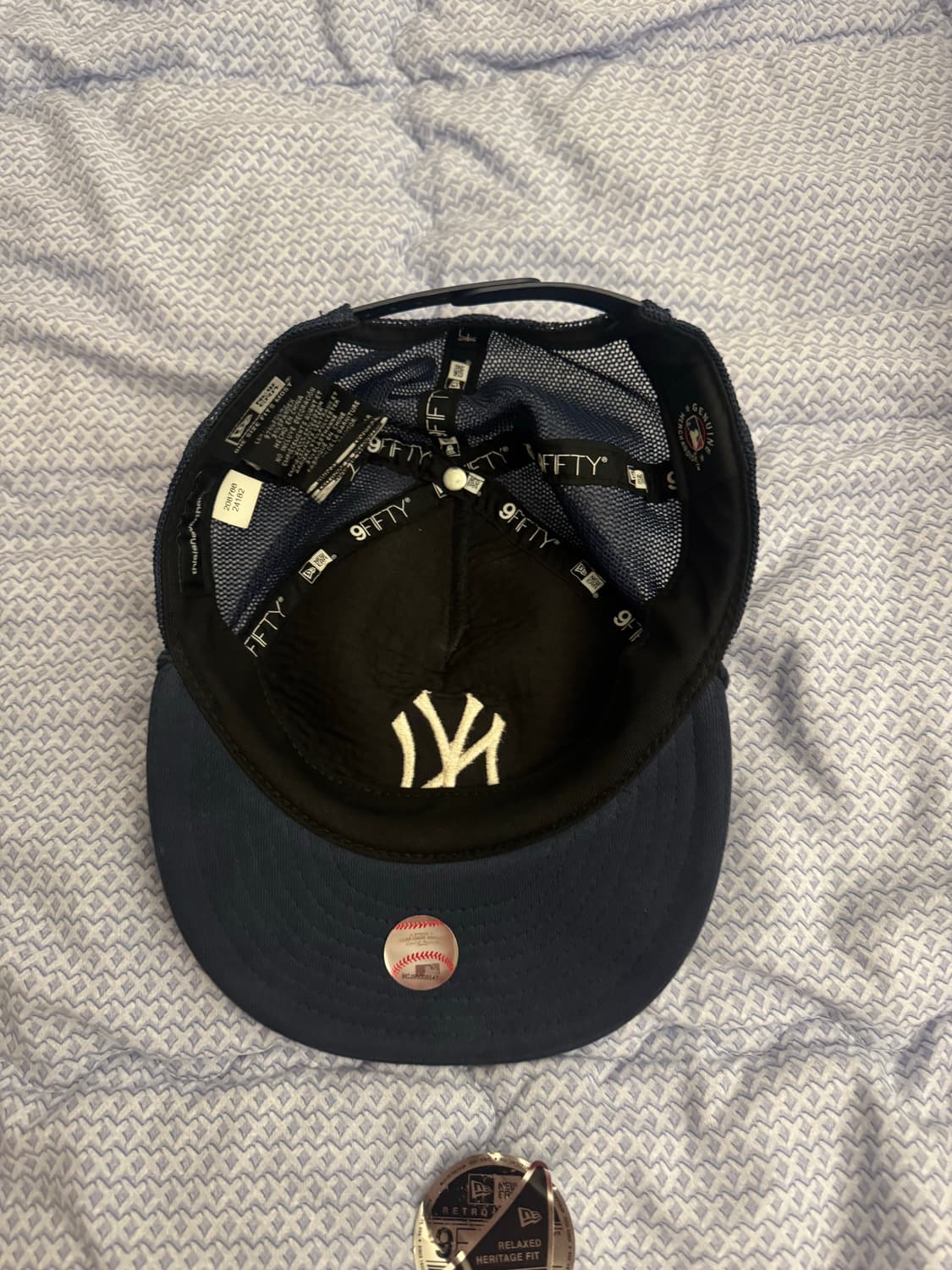 뉴에라 디스이즈네버댓  9fifty레트로크라운 네이비 상품이미지2