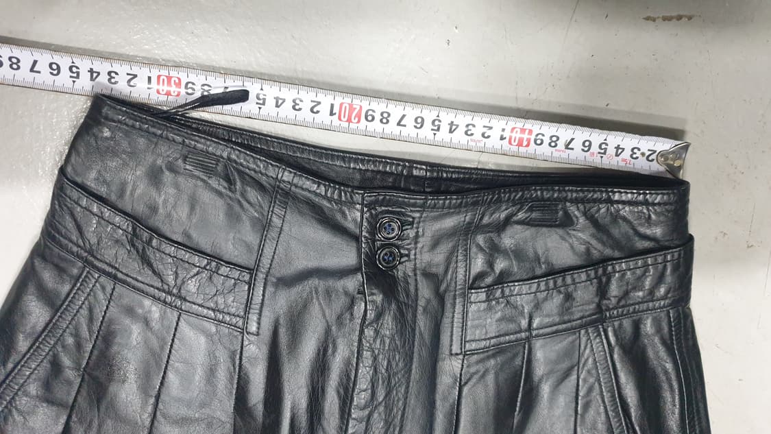 블랙 가죽 바지26~27 상품이미지5