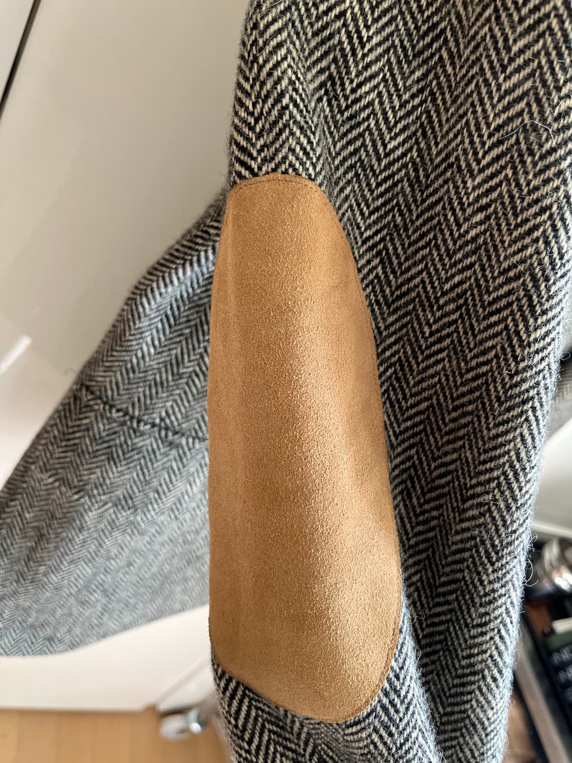 랄프로렌 Rl67  헤링본 알파카울자켓 베스트 세트 상품이미지4