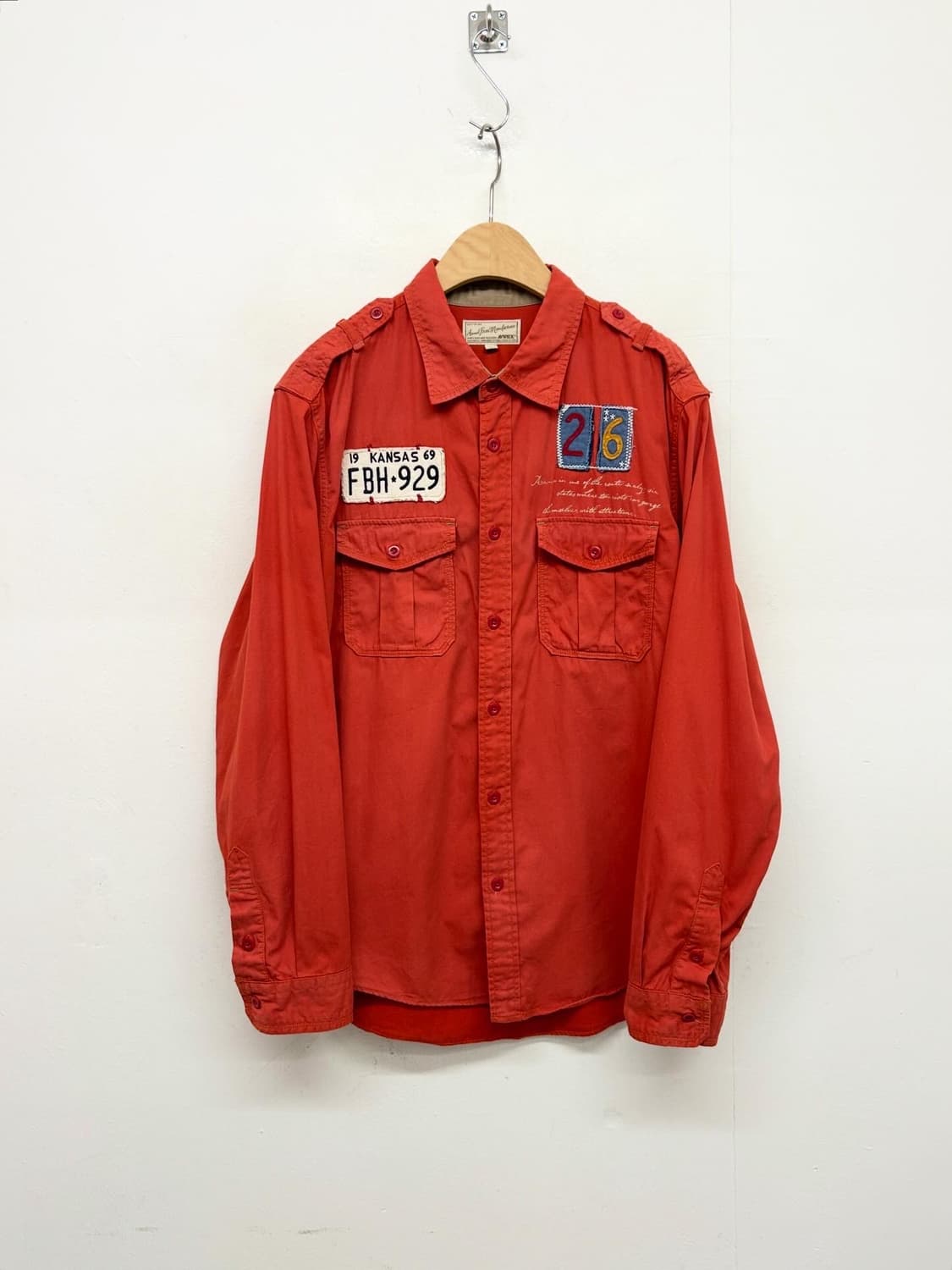 아비렉스 빈티지 밀리터리 셔츠 상품이미지1