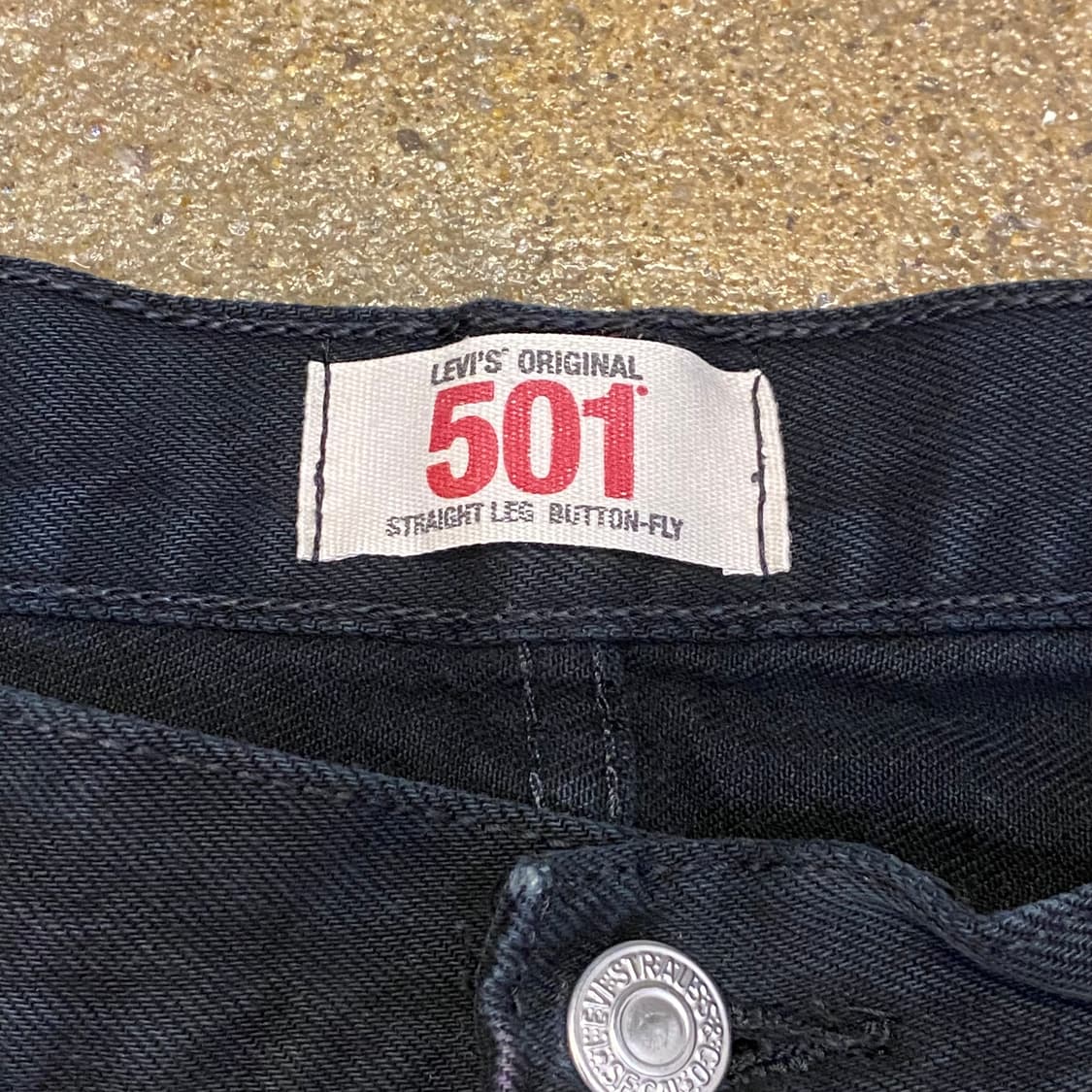 미국 빈티지 리바이스 501 블랙진 청바지 상품이미지4