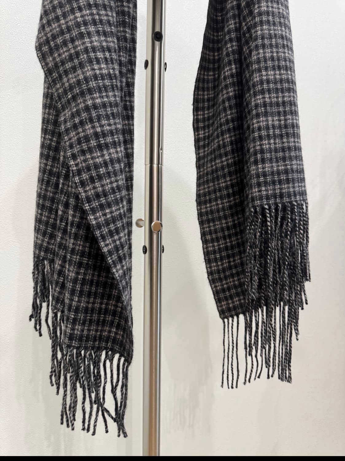 언더커버 17aw 울캐시미어 체크 머플러 상품이미지3