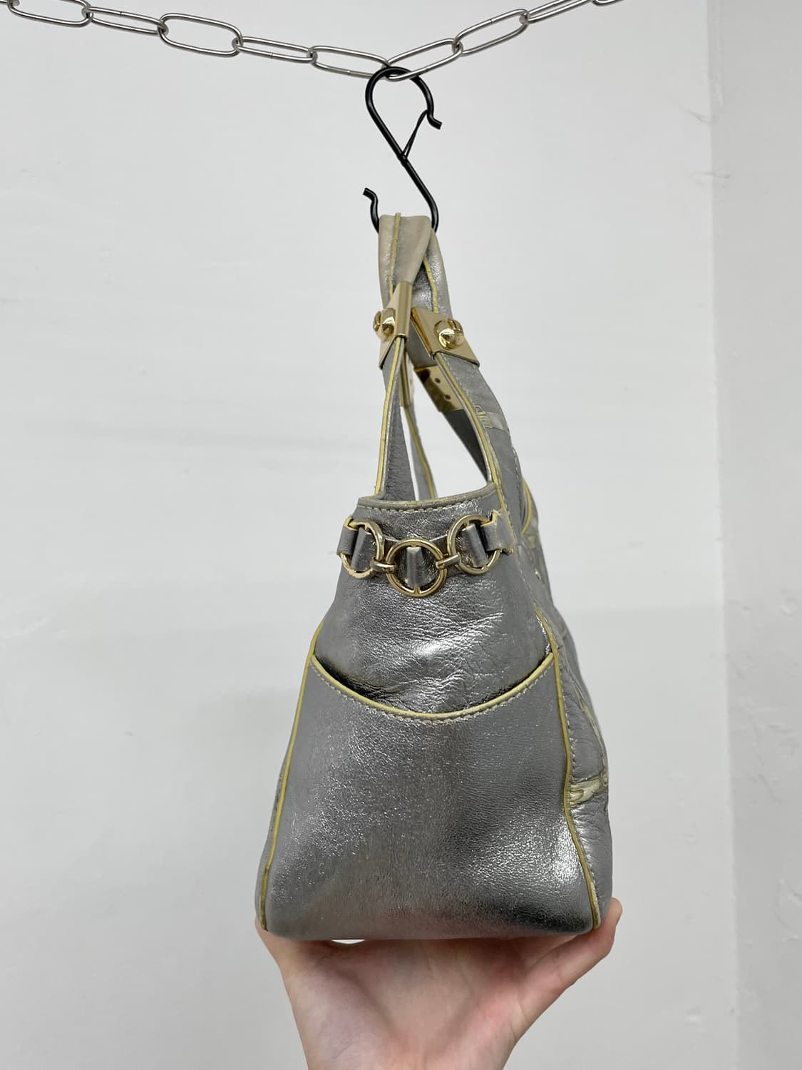 닥스 리얼레더 페어리 체인 토트백 상품이미지7