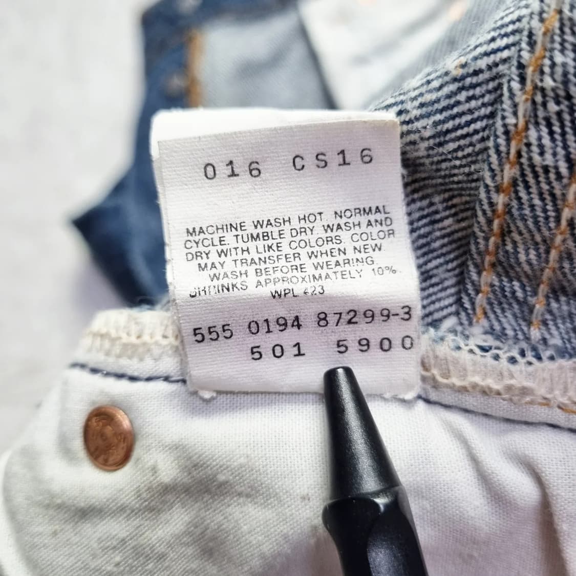 90s USA Levis 501 Cut Edge 32/30 상품이미지6