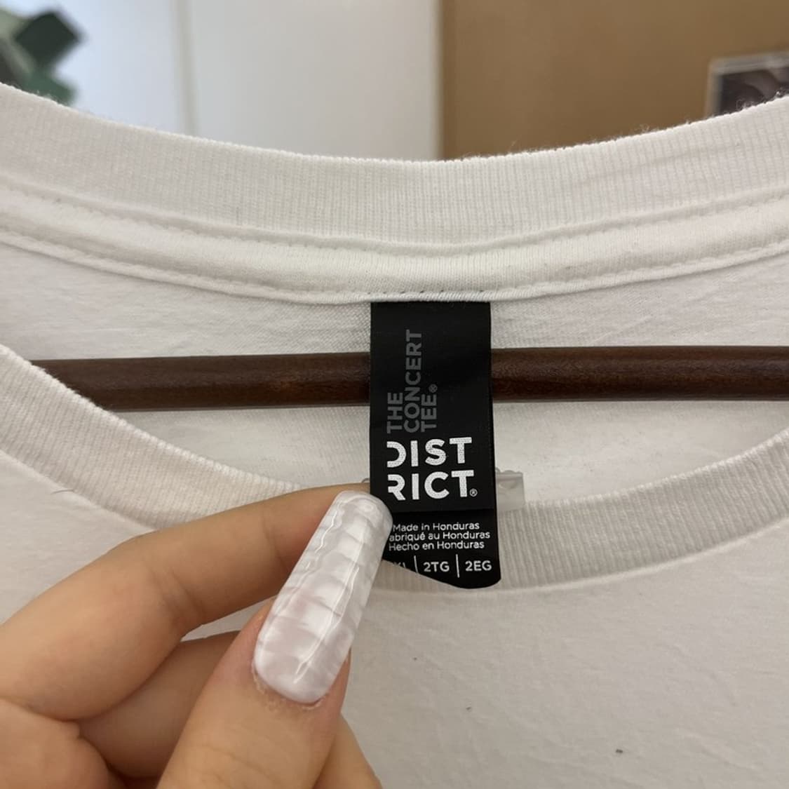 DISTRICT 올드스쿨 레트로 펑크 프린팅 반팔티 2XL C10632 상품이미지5