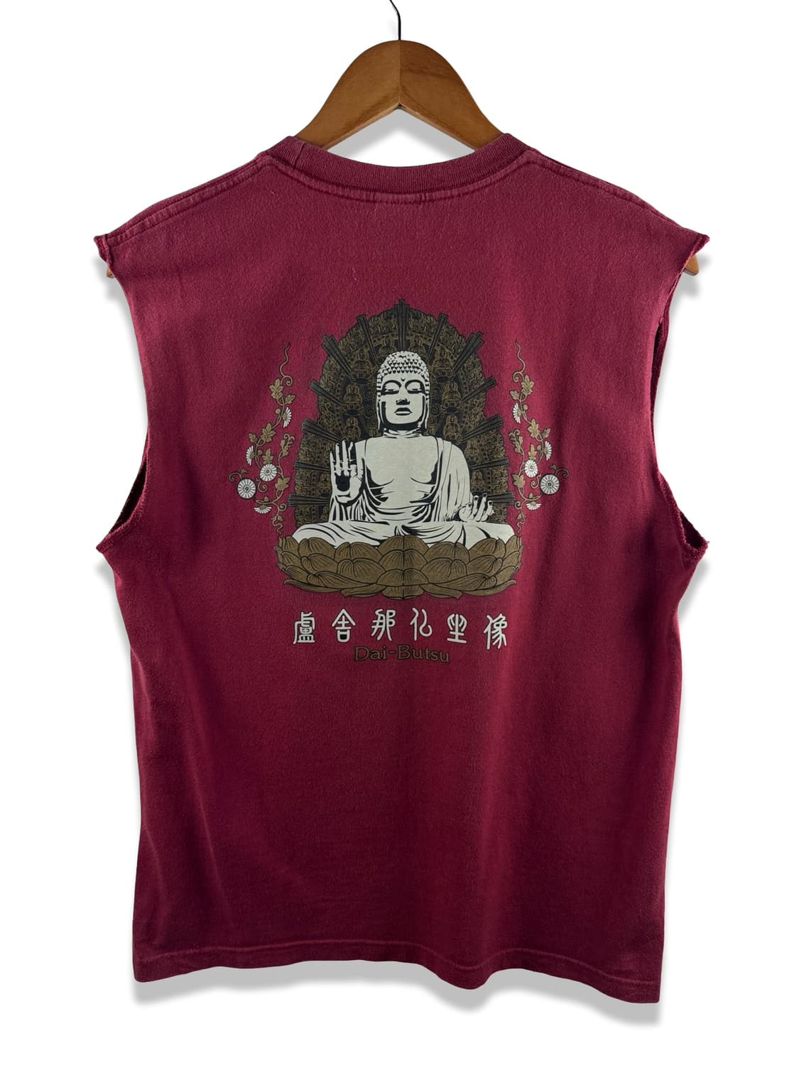 JPN 노사나불좌상 버건디 민소매 티2974 상품이미지1