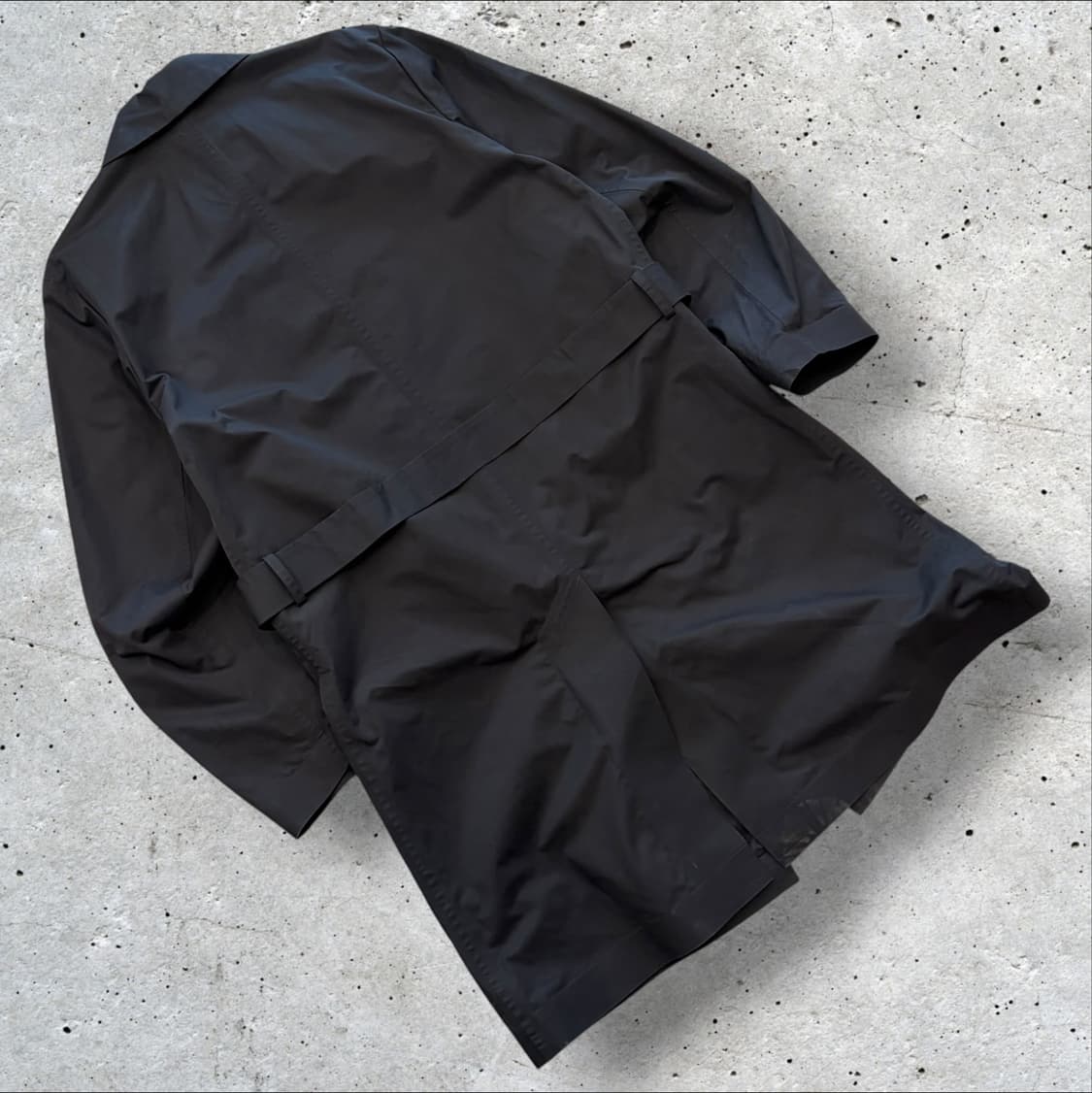 [L] A.P.C 아페쎄 레인 맥코트 블랙 트렌치 코트 D867 상품이미지2