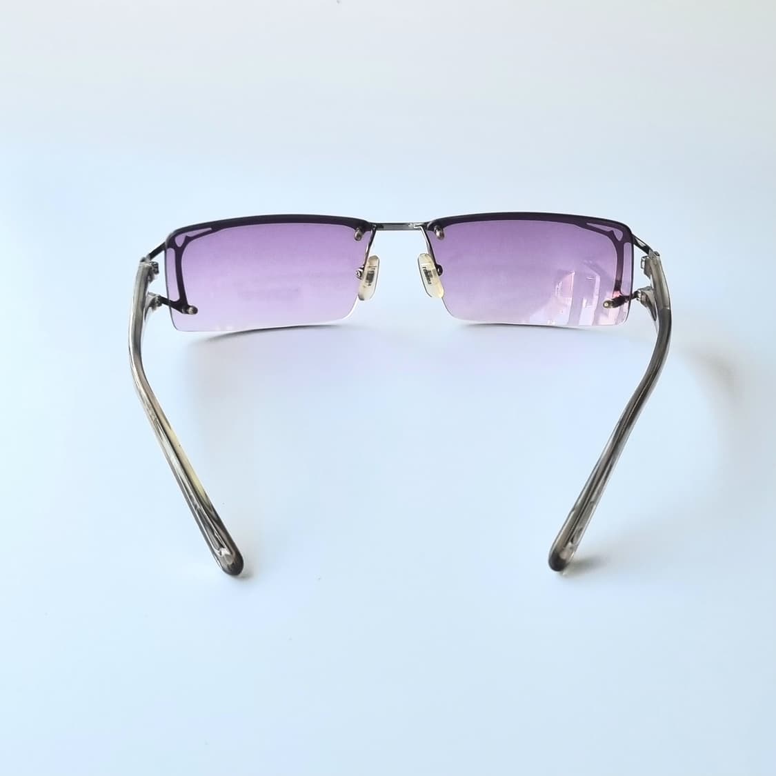 데드스탁 레트로 사각 유니크한 무테 선글라스 상품이미지5