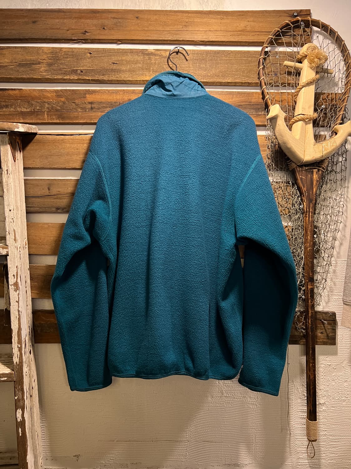 [L]90's 파타고니아 Made in USA 블루그린 플리스 자켓 상품이미지7