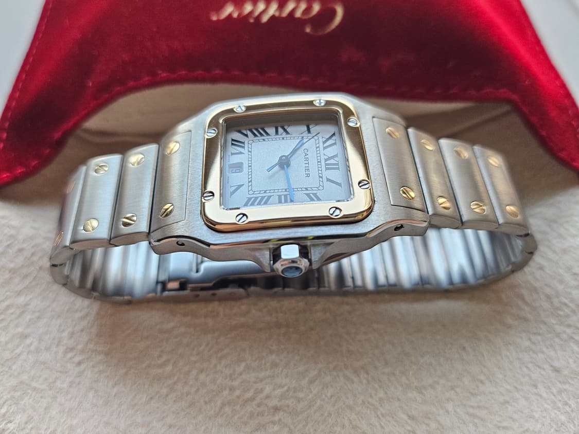 까르띠에 산토스 갈베 라지 18k콤비 쿼츠 상품이미지3