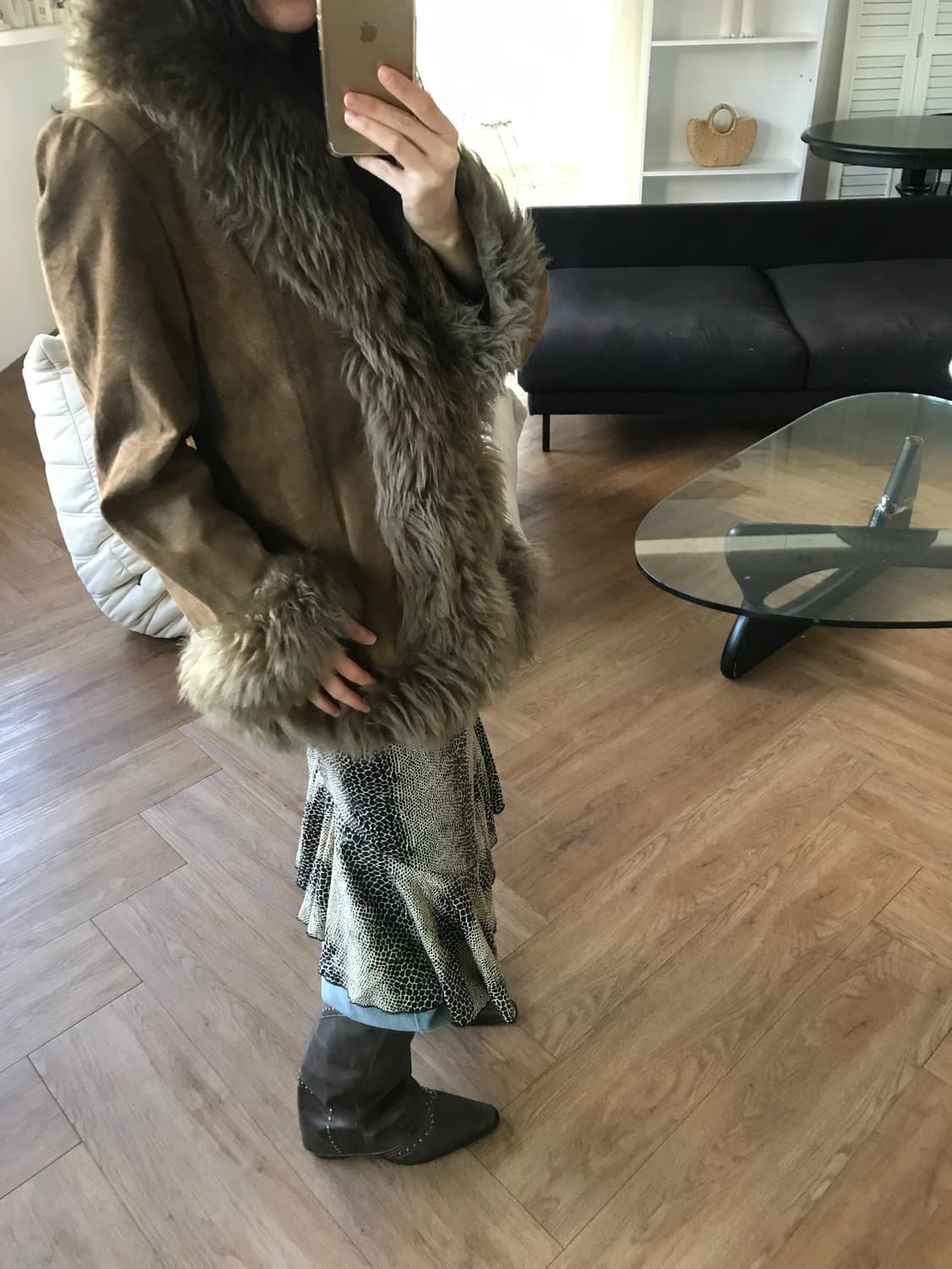 vintage shearling jacket 상품이미지3