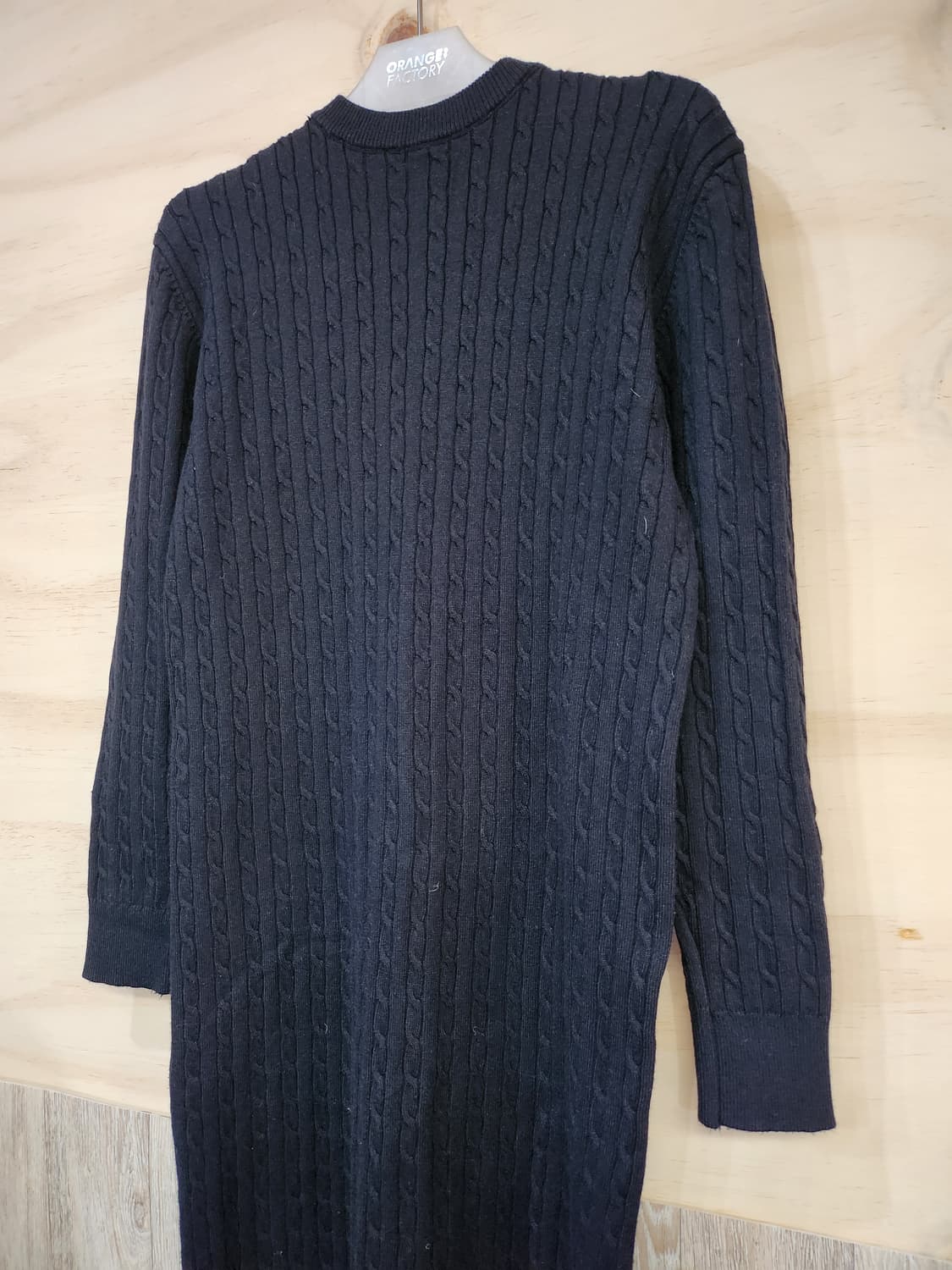 649) 꽈배기 니트 롱 원피스 상품이미지3