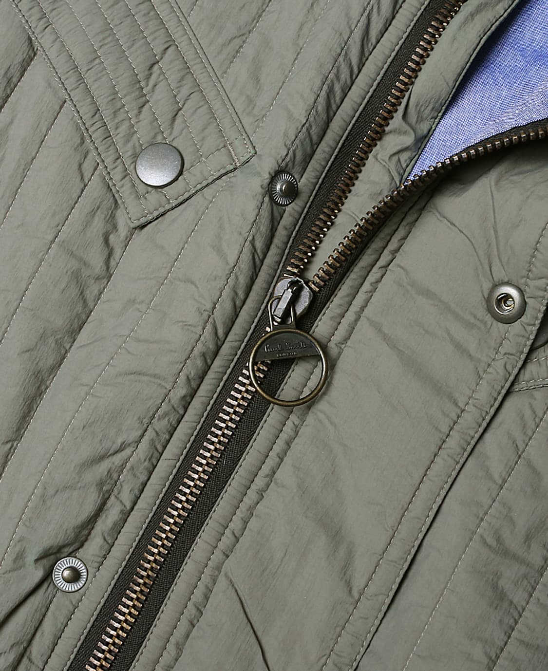 폴 스미스 [Paul Smith] 런던 럭셔리 카키 퀼티드 벨트 자켓 상품이미지4