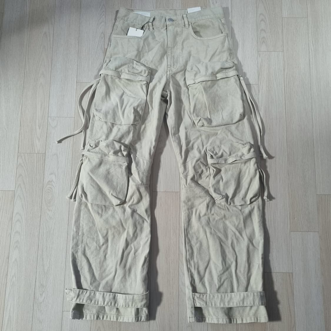[31 32] 자라 유틸리티 멀티포켓 카고팬츠 연베이지 5575/472 상품이미지4