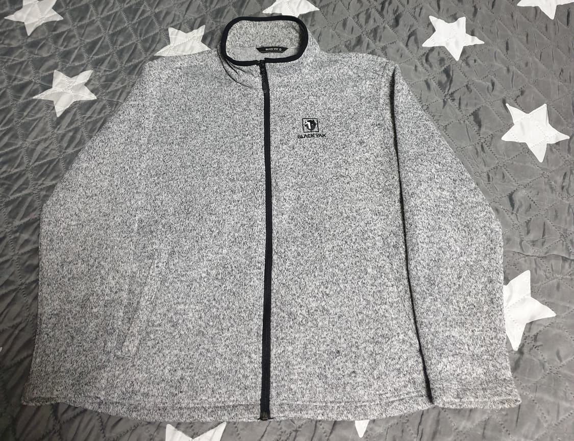 블랙야크 기모 후리스 집업자켓 그레이 (100) 상품이미지1