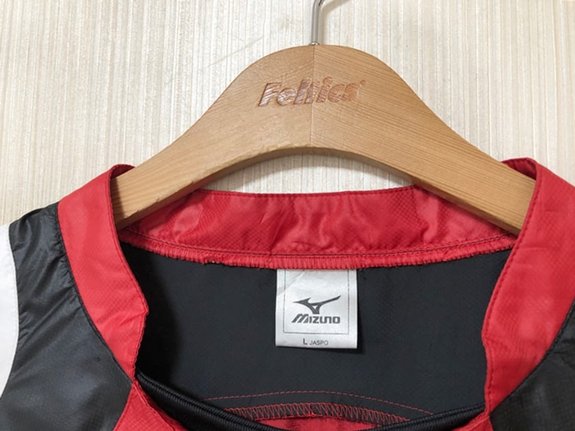 미즈노(MIZINO) 축구/풋살 긴팔 윈드브레이커셔츠/빅로고피스테 L 상품이미지4
