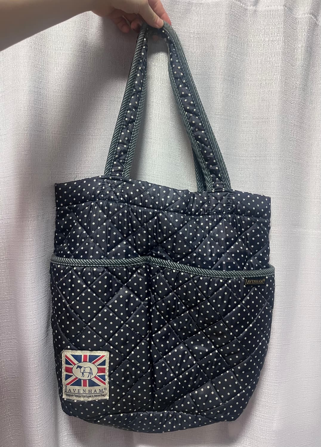 라벤헴 퀼팅 도트 숄더백 상품이미지1