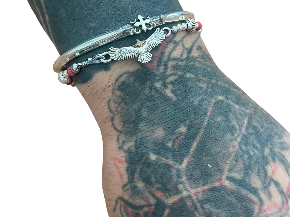 silver925 egle navajo bracelet 상품이미지5