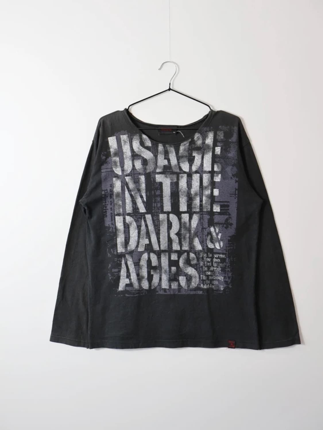 Dangerous Warning Graphic Long Sleeve 상품이미지3