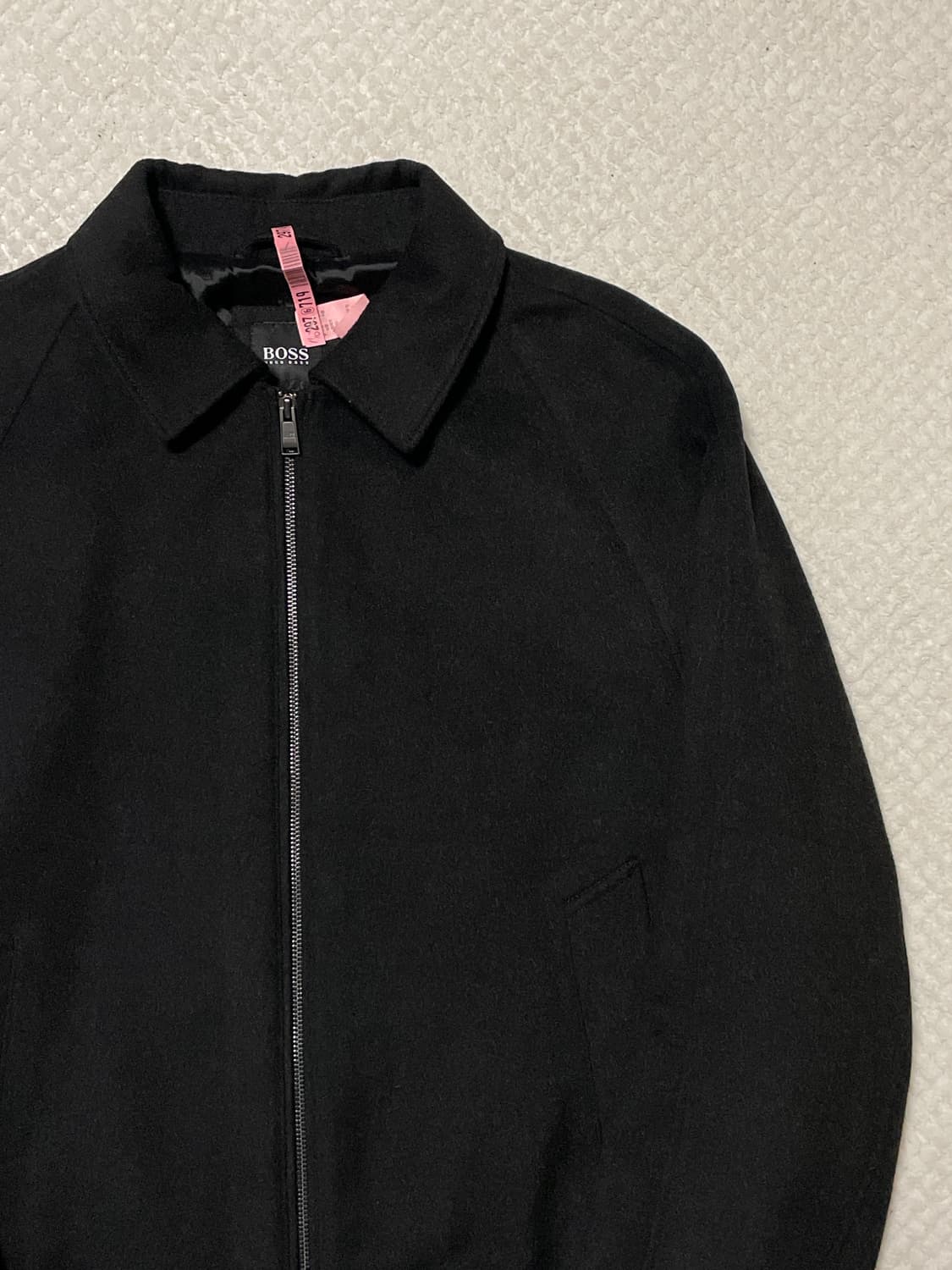 [54] BOSS 휴고보스 2WAY 울 블렌드 블루종 자켓(클리닝O) 상품이미지4